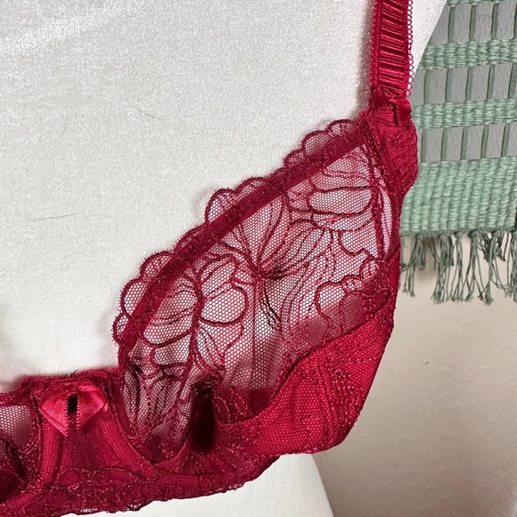 Fantasie | NWT Ruby red lace Estelle bra with side support - Picture 8 of 13
